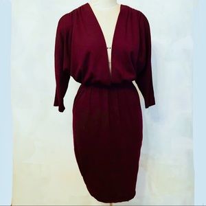 Amanda Uprichard wool jersey dress size M